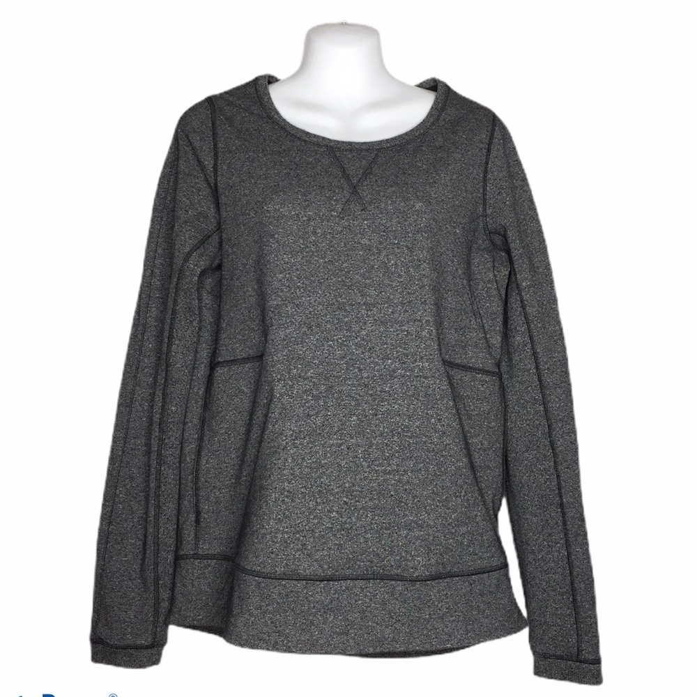 Lululemon Exhalation Pullover II Speckled Black